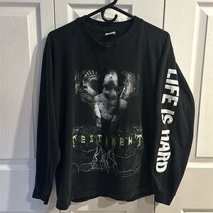 Testament concert tee size L